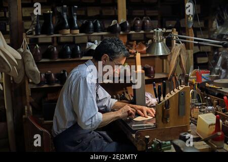 Lobb Shoes, St James, London SW1 Stockfoto