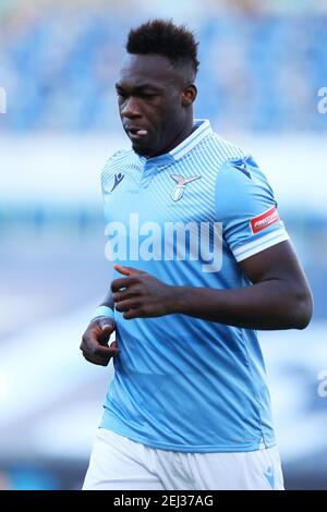 Rom, Italien. Februar 2021, 20th. Felipe Caicedo von Latium in Aktion während der italienischen Meisterschaft Serie EIN Fußballspiel zwischen SS Lazio und UC Sampdoria am 20. Februar 2021 im Stadio Olimpico in Rom, Italien - Foto Federico Proietti/DPPI Kredit: DPPI Media/Alamy Live News Stockfoto