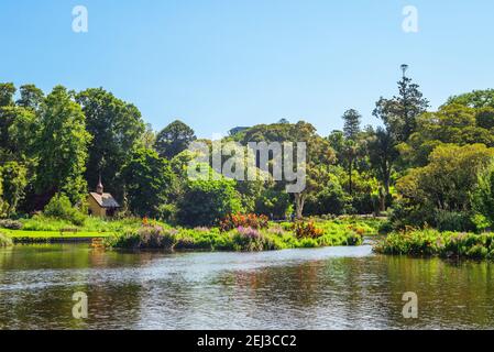 Royal Botanic Gardens in Melbourne, Australien Stockfoto