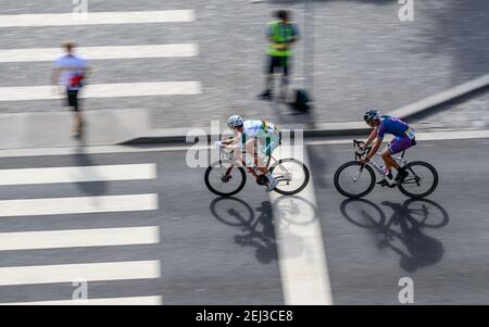 Radrennen, Funchal, Madeira Stockfoto