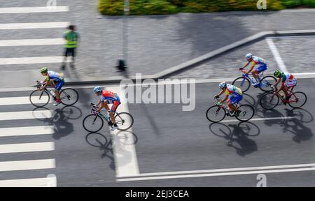 Radrennen, Funchal, Madeira Stockfoto