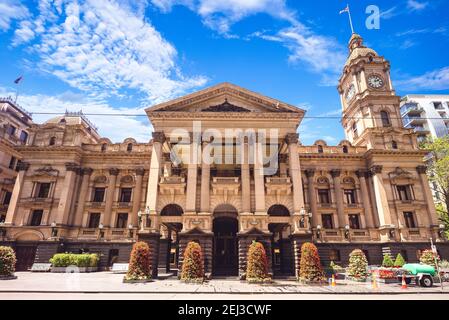 Melbourne Town Hall im Zentrum von Melbourne, Victoria, Australien Stockfoto