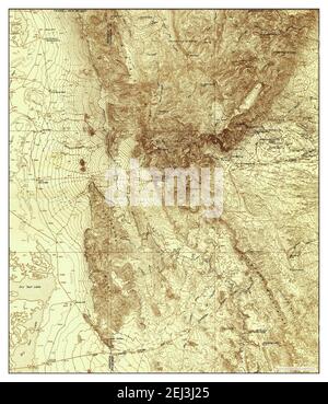 Guadalupe Peak, Texas, Karte 1933, 1:48000, Vereinigte Staaten von Amerika von Timeless Maps, Daten U.S. Geological Survey Stockfoto