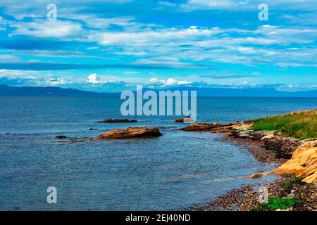 Fischerdorf Portmahomack im Sommer, Tarbat Peninsula, Easter Ross, an der Ostküste der Nordküste 500, Highlands, Schottland Stockfoto