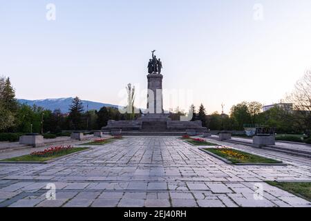 Denkmal der sowjetischen Armee in Sofia, Bulgarien Stockfoto