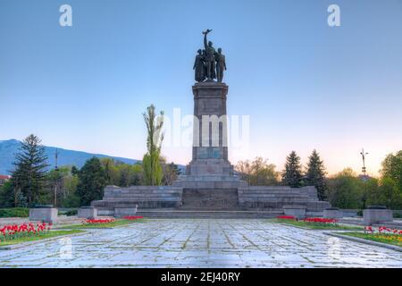 Denkmal der sowjetischen Armee in Sofia, Bulgarien Stockfoto