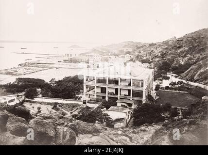 John Thomson (14. Juni 1837 – 29. September 1921) Schottischer Fotograf, aktiv in China c,1870, aus einem Album seiner Bilder: Kakchio, Swatow, Shantou. Stockfoto