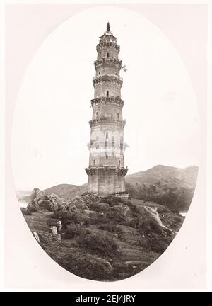 John Thomson (14. Juni 1837 – 29. September 1921) Schottischer Fotograf, aktiv in China c,1870, aus einem Album seiner Bilder: Stockfoto