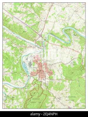 Front Royal, Virginia, Karte 1967, 1:24000, Vereinigte Staaten von Amerika von Timeless Maps, Daten U.S. Geological Survey Stockfoto