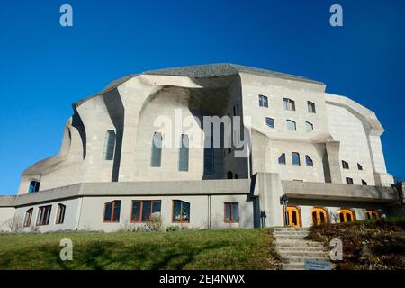 Goetheanum, Architekt Rudolf Steiner, Sitz der Anthroposophischen Gesellschaft, Dornach, Kanton Solothurn, Schweiz Stockfoto