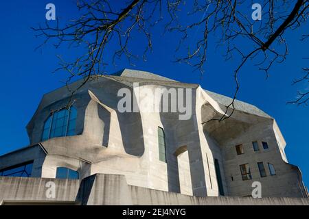 Goetheanum, Architekt Rudolf Steiner, Sitz der Anthroposophischen Gesellschaft, Dornach, Kanton Solothurn, Schweiz Stockfoto