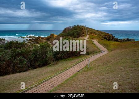 Cape Byron Lookout, der östlichste Punkt Australiens Stockfoto