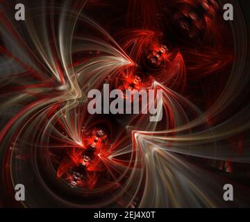 Computer generierte Fraktale Kunstwerke für kreative Kunst, Design und entertainment Stockfoto