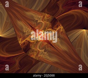 Computer generierte Fraktale Kunstwerke für kreative Kunst, Design und entertainment Stockfoto