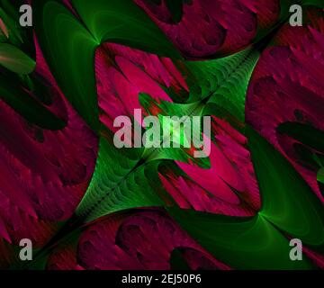 Computer generierte Fraktale Kunstwerke für kreative Kunst, Design und entertainment Stockfoto