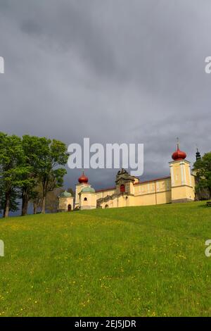 Kloster der Gottesmutter Hedec, Ostböhmen, Tschechische Republik Stockfoto