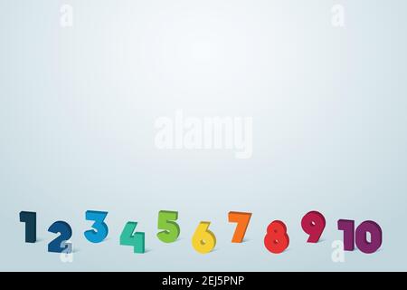 Infografik Nummerierte Schritte 2 Stock Vektor