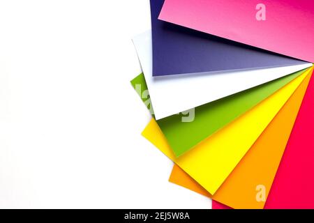 Farbfelder. Farbführer für Design. RGB. CMYK. Katalog Für Beispielfarben Stockfoto