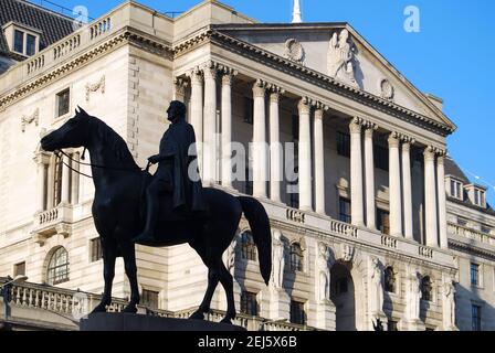 Hauptsitz der Bank of England, Threadneedle Street, City of London, London, England, Vereinigtes Königreich Stockfoto