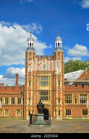 Lupton Turm, Schulhof, Eton College in Eton, Berkshire, England, Vereinigtes Königreich Stockfoto