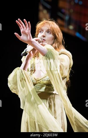 Florence Welch of Florence and the Machine spielt live auf der Bühne der O2 Arena Greenwich, London. Bilddatum: Donnerstag, 22nd. November 2018. Bildnachweis sollte lauten: David Jensen Stockfoto