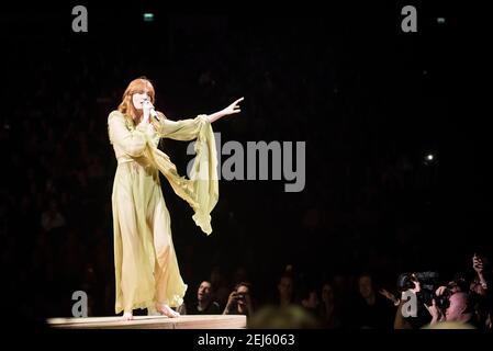 Florence Welch of Florence and the Machine spielt live auf der Bühne der O2 Arena Greenwich, London. Bilddatum: Donnerstag, 22nd. November 2018. Bildnachweis sollte lauten: David Jensen Stockfoto