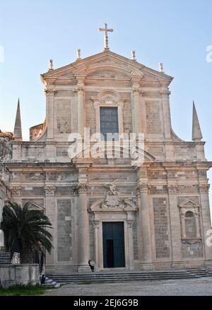 Dubrovnik Altstadt: Kirche St. Ignatius. Kroatien Stockfoto