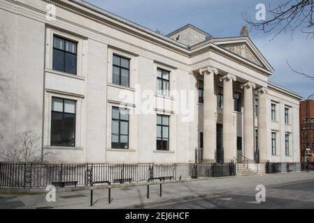 Bermondsey Rathaus Bath House Lofts Greek Revival Architecture Stockfoto