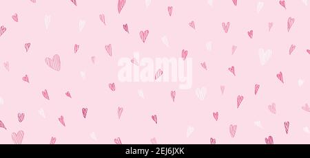 Abstrakt Valentinstag Liebe Design von minimal Design-Vorlage. Illustration Vektor Stock Vektor