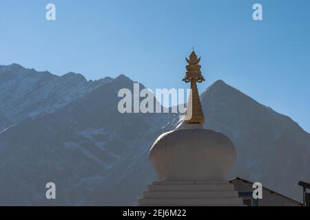 Kathmandu, Nepal, ist das Tor zu Himalaya, Everest und unendlichen Gipfeln, Parks und Abenteuern. Hier besuchte ich Kathmandu und den Sagarmatha Nationalpark Stockfoto