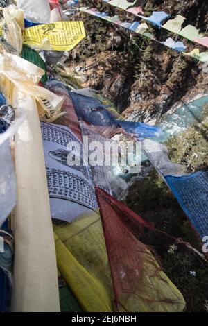 Kathmandu, Nepal, ist das Tor zu Himalaya, Everest und unendlichen Gipfeln, Parks und Abenteuern. Hier besuchte ich Kathmandu und den Sagarmatha Nationalpark Stockfoto