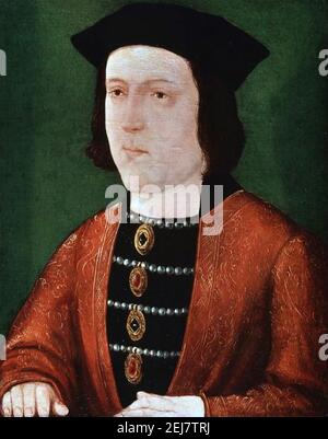 EDUARD IV. VON ENGLAND (1442-1483) Stockfoto