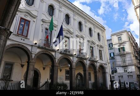 Neapel - Ex convento di Sant'Anna dei Lombardi Stockfoto