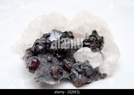 Mineralprobe Sphalerit Stockfoto