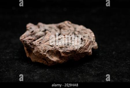 Pahoehoe-Gesteinsprobe Stockfoto