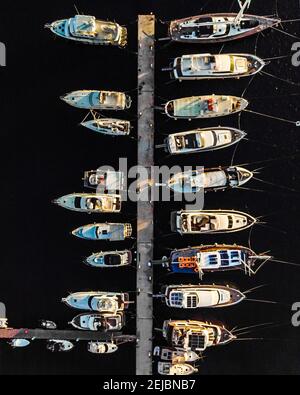 Birgu Port Stockfoto