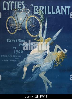 Cycles Brillant - Ausstellung Universelle de 1900. Museum: PRIVATE SAMMLUNG. Autor: Henri Gray (Boulanger). Stockfoto