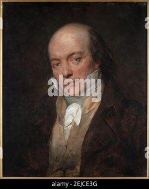 Porträt von Pierre-Jean de Béranger (1780-1857). Museum: Musée de la Vie romantique, Paris. Autor: ARY SCHEFFER. Stockfoto
