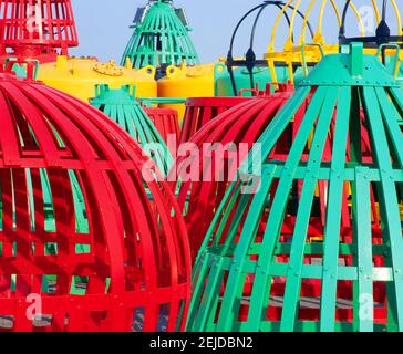 Stahlbojen Stockfoto