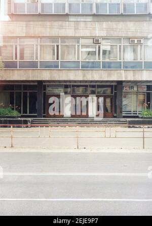 Vintage-Foto der Stadt Gomel, Weißrussland 1990s. Stockfoto