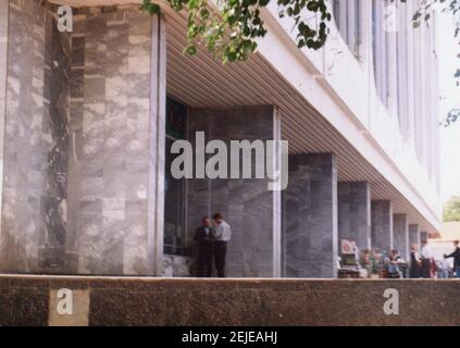 Vintage-Foto der Stadt Gomel, Weißrussland 1990s. Stockfoto