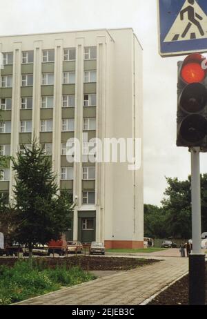 Vintage-Foto der Stadt Gomel, Weißrussland 1990s. Stockfoto