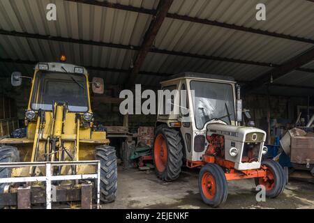 David Brown 885 Traktor Stockfoto