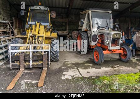 David Brown 885 Traktor Stockfoto