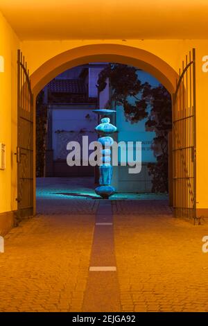 Eingang Kunstgalerie, Speyer, Rheinland-Pfalz, Deutschland Stockfoto