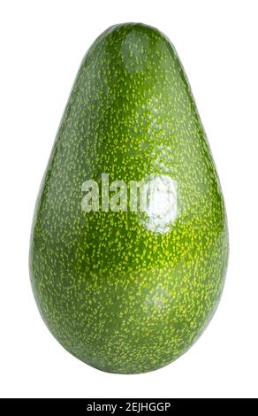 Avocado isoliert auf weißem Hintergrund. Mit Beschneidungspfad. Stockfoto