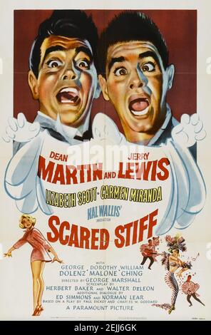 SCARED STIFF 1953 Paramount Pictures Film mit Dean Martin und Jerry Lewis Stockfoto