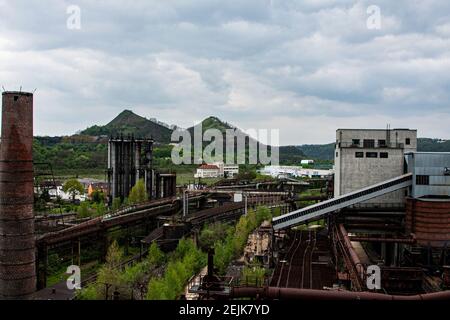 Die Eisenwerke Völklingen befinden sich in Saarbrücken im Saarland, Stockfoto