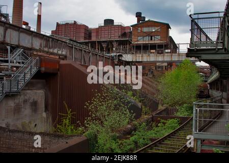 Die Eisenwerke Völklingen befinden sich in Saarbrücken im Saarland, Stockfoto