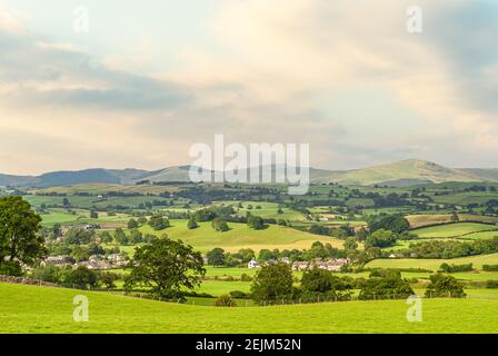 Landscape at the Lake District ,Cumbria, North West England, seen from Orrest Head Viewpoint Stockfoto